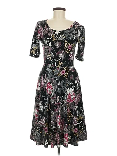 Pre-owned Lularoe Cocktail Dress In Gray