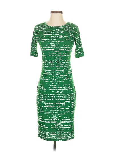 Pre-owned Lularoe Cocktail Dress In Green