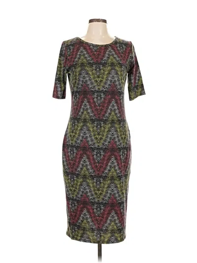 Pre-owned Lularoe Cocktail Dress In Green