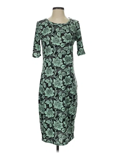 Pre-owned Lularoe Cocktail Dress In Green