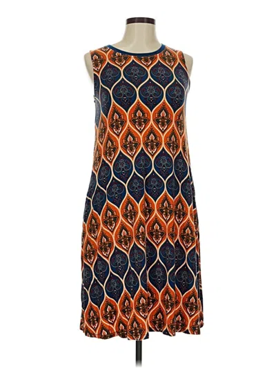 Pre-owned Lularoe Cocktail Dress In Orange