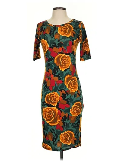 Pre-owned Lularoe Cocktail Dress In Orange