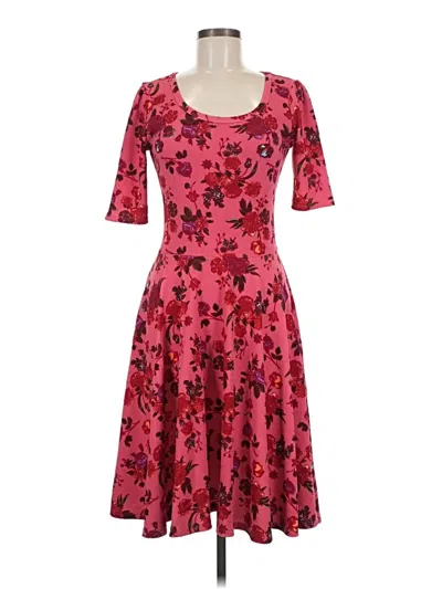 Pre-owned Lularoe Cocktail Dress In Pink