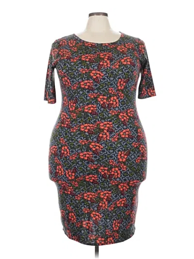 Pre-owned Lularoe Cocktail Dress In Red