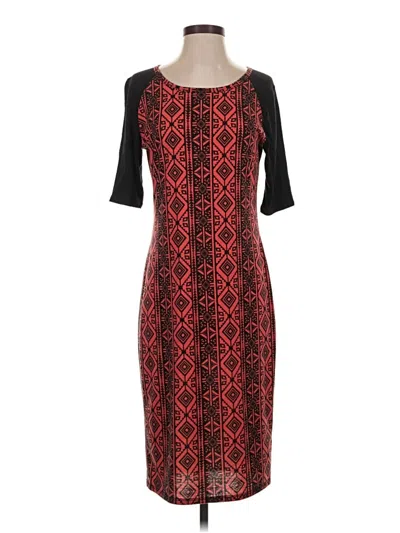 Pre-owned Lularoe Cocktail Dress In Red