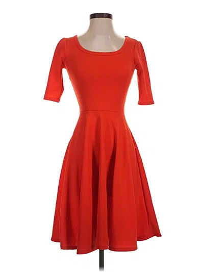 Pre-owned Lularoe Cocktail Dress In Red