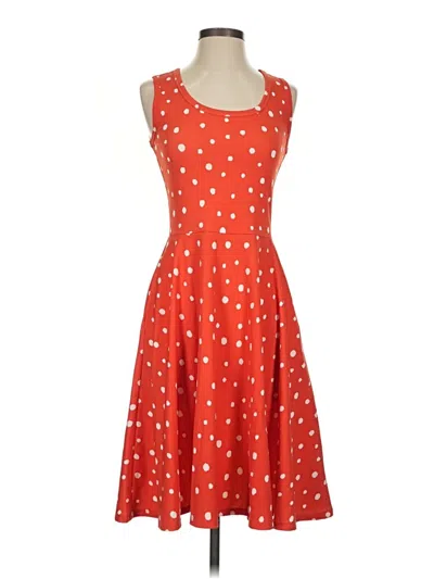 Pre-owned Lularoe Cocktail Dress In Red