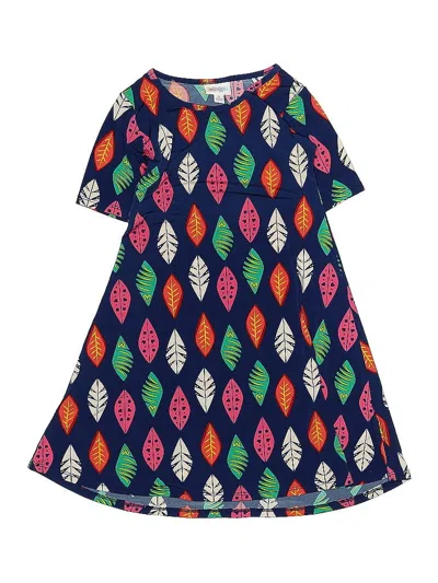 Pre-owned Lularoe Kids' Dress In Blue