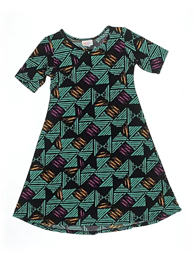 Pre-owned Lularoe Kids' Dress In Blue