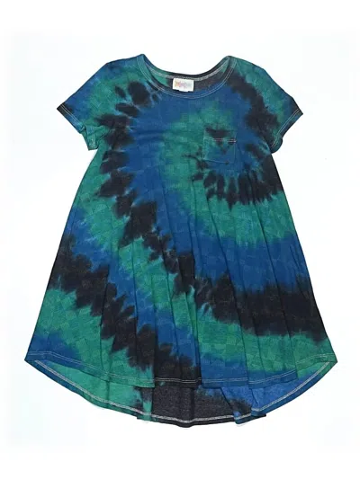 Pre-owned Lularoe Kids' Dress In Blue