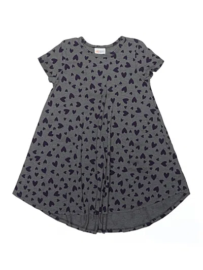 Pre-owned Lularoe Kids' Dress In Gray
