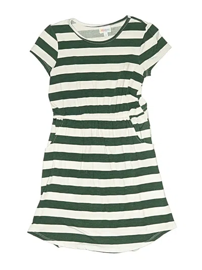 Pre-owned Lularoe Kids' Dress In Green