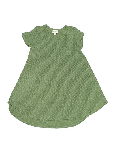 Pre-owned Lularoe Kids' Dress In Green