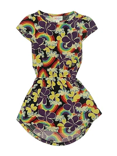Pre-owned Lularoe Kids' Dress In Green
