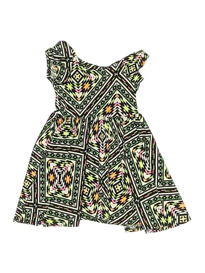 Pre-owned Lularoe Kids' Dress In Green