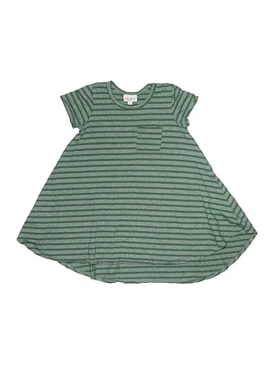 Pre-owned Lularoe Kids' Dress In Green