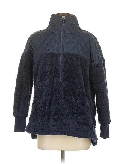 Pre-owned Lularoe Fleece Jacket In Blue