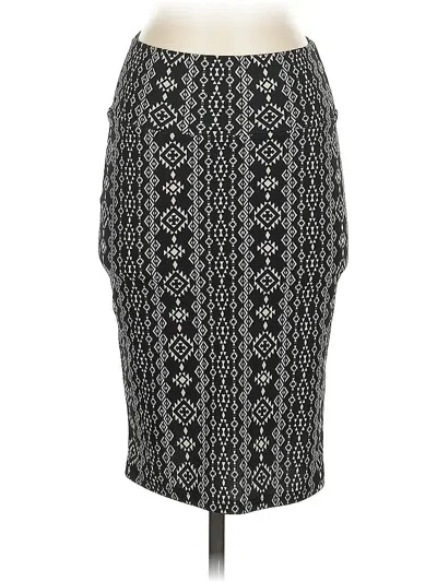 Pre-owned Lularoe Formal Skirt In Black