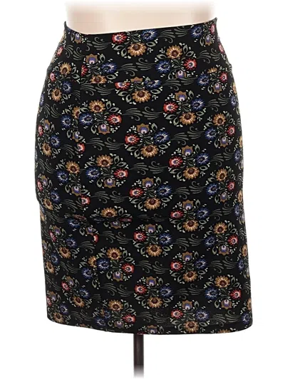 Pre-owned Lularoe Formal Skirt In Black