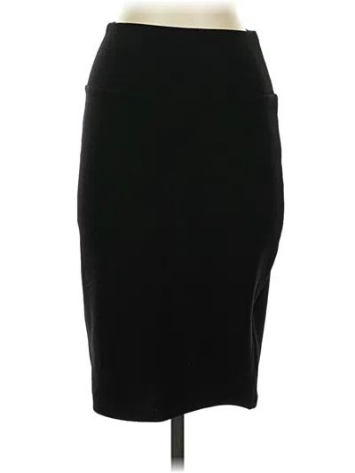 Pre-owned Lularoe Formal Skirt In Black