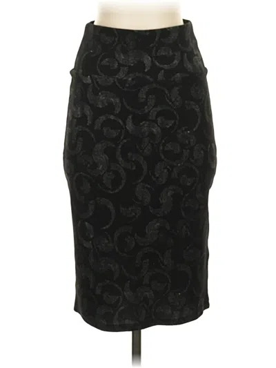 Pre-owned Lularoe Formal Skirt In Black