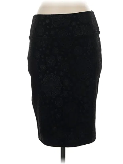 Pre-owned Lularoe Formal Skirt In Black