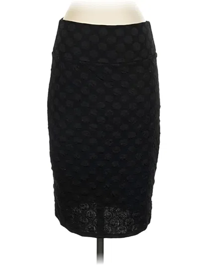 Pre-owned Lularoe Formal Skirt In Black
