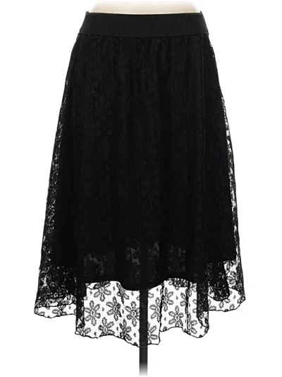 Pre-owned Lularoe Formal Skirt In Black