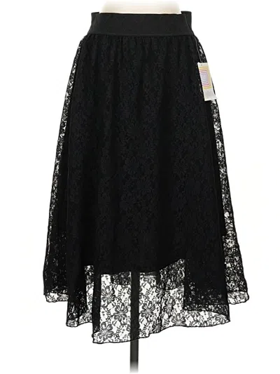 Pre-owned Lularoe Formal Skirt In Black