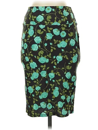 Pre-owned Lularoe Formal Skirt In Blue
