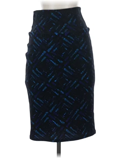 Pre-owned Lularoe Formal Skirt In Blue