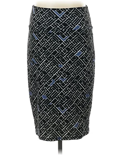 Pre-owned Lularoe Formal Skirt In Blue