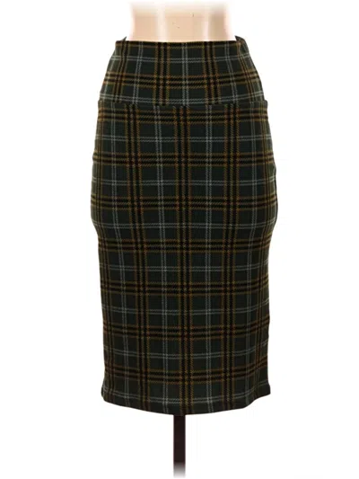 Pre-owned Lularoe Formal Skirt In Brown