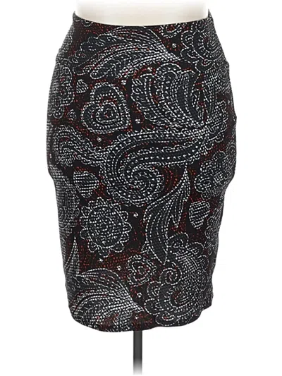 Pre-owned Lularoe Formal Skirt In Brown