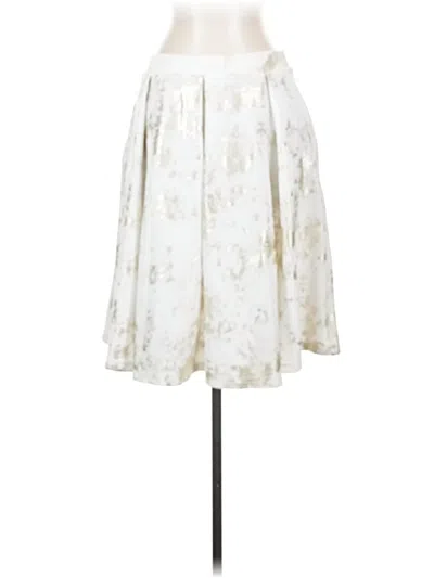 Pre-owned Lularoe Formal Skirt In Ivory