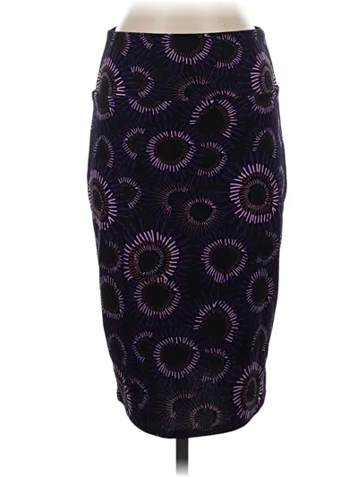 Pre-owned Lularoe Formal Skirt In Purple
