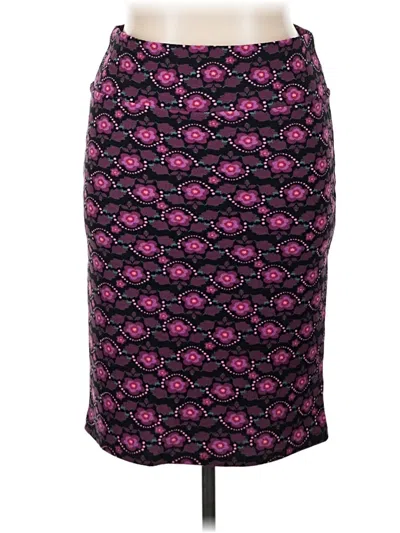 Pre-owned Lularoe Formal Skirt In Purple
