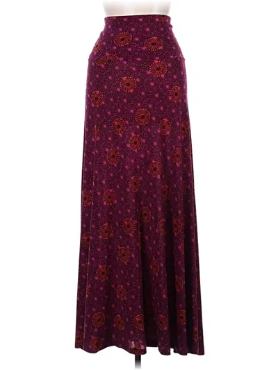 Pre-owned Lularoe Formal Skirt In Purple