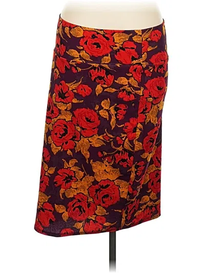 Pre-owned Lularoe Formal Skirt In Purple