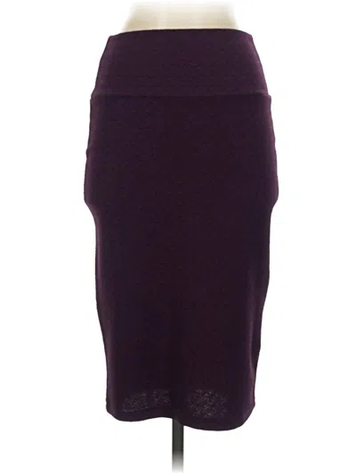 Pre-owned Lularoe Formal Skirt In Purple
