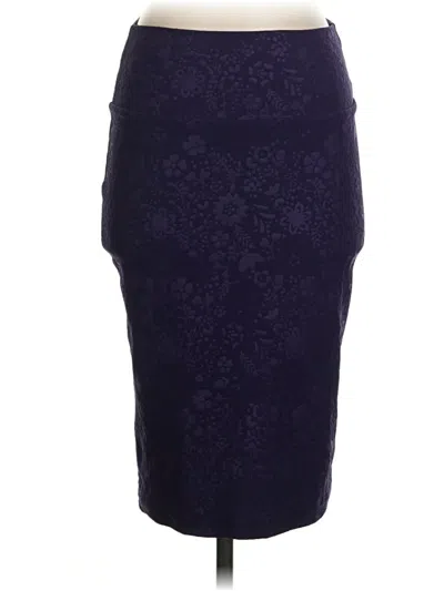 Pre-owned Lularoe Formal Skirt In Purple