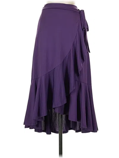Pre-owned Lularoe Formal Skirt In Purple