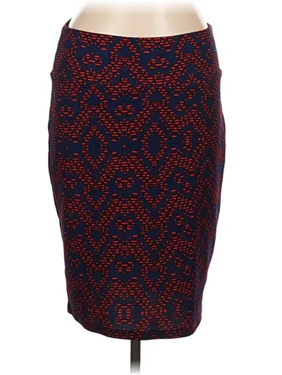Pre-owned Lularoe Formal Skirt In Red