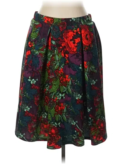 Pre-owned Lularoe Formal Skirt In Red
