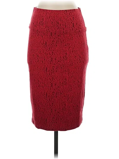 Pre-owned Lularoe Formal Skirt In Red