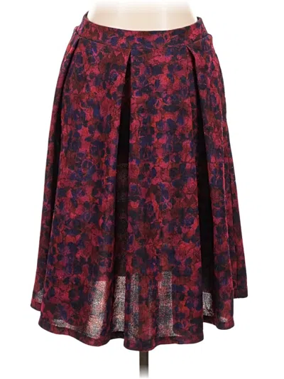 Pre-owned Lularoe Formal Skirt In Red