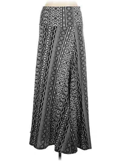 Pre-owned Lularoe Formal Skirt In Silver