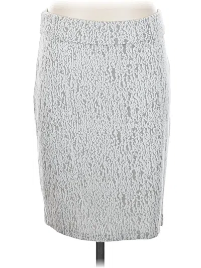 Pre-owned Lularoe Formal Skirt In Silver