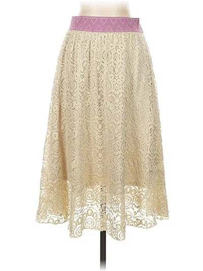 Pre-owned Lularoe Formal Skirt In White