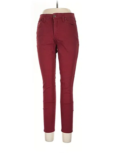 Pre-owned Lularoe Jeggings In Burgundy